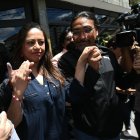 Paola Pabón y Virgilio Hernández salieron hoy, 25 de diciembre de 2019, de prisión