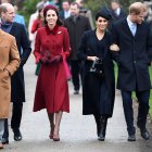 Imagen de archivo. El príncipe Carlos junto a los duques de Cambridge y los de Sussex.