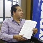 El expresidente Gutiérrez visitó las instalaciones de Diario EXPRESO en Guayaquil.
