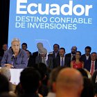 Premiación. El presidente Lenín Moreno se reunió en enero con empresarios en Guayaquil para reconocer el esfuerzo en temas de inversión.