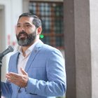 El secretario de Comunicación, Gabriel Arroba, dio declaraciones tras el fin de la reunión del presidente Moreno con diferentes sectores.