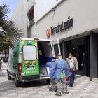 La unidad de emergencia con la que se atendió a los cuatro ecuatorianos en Mar del Plata, Argentina.