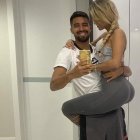 Cristhian Noboa junto a su novia, Keviam, en su cuarentena.