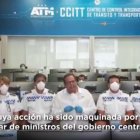 El gerente de la ATM y personal de la entidad.