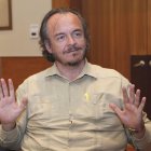 Melvin Hoyos ocupa el cargo de director de Cultura municipal desde la alcaldía de León Febres Cordero.