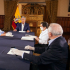 Posición. El presidente Lenín Moreno hizo un nuevo llamado a la unidad nacional para salir de la crisis sanitaria