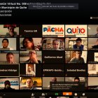 Los concejales del Distrito Metropolitano se reunieron este martes en forma virtual.