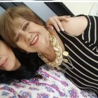 Pamela Palacios con su progenitora Bertha.