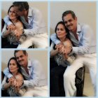 Pamela junto a su padre, Luis Enrique Palacios