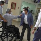 El presidente visita el primer cantón del Guayas en amarillo.