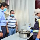 El prefecto inspeccionó hoy los protocolos de bioseguridad en el peaje de Chivería.