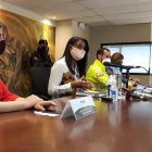 La fiscal general del Estado, Diana Salazar, explicó a los medios las operaciones realizadas durante la madrugada de este 3 de junio.