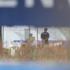 Ismael Rescalvo también se prepara físicamente en los entrenamientos.