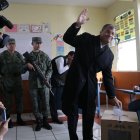 El expresidente Rafael Correa en las últimas elecciones presidenciales de 2017.






Agencia(ag-extra ag-expreso ag-quito)