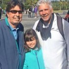 Patricio Rodríguez (i) junto a Andréz Gómez. La amistad se mantuvo a lo largo del tiempo.