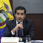 El ministro de Finanzas, Richard Martinez, dio una rueda de prensa la mañana de ayer para anunciar el acuerdo con los acreedores.