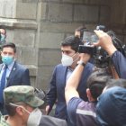 Otto Sonnenholzner, en el momento en el que sale de las oficinas de la Vicepresidencia.