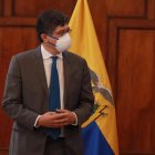 El canciller participó en una reunión de ministros de Relaciones Exteriores con la Comunidad Andina, en uno de sus últimos actos.