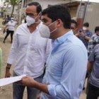 Pedro Pablo Duart junto al entonces vicepresidente en recorridos por la provincia.