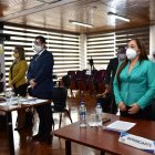 Los dirigentes de Compromiso Social acudieron ayer a la audiencia por el proceso contra el contralor Pablo Celi, por supuesta infracción electoral.