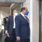 Los defensores de los 13 procesados llegaron este viernes a la Corte Nacional para la audiencia de vinculación.