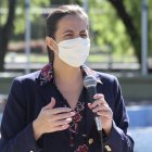 La ministra de Gobierno, María Paula Romo, en un evento pasado.