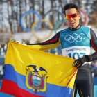 Histórico. El 16 de febrero de 2018 pasó a la historia cuando el tricolor pudo empuñar la bandera tricolor luego de competir y sobre todo culminar los 15 kilómetros de esquí estilo libre en Pyeongchang.