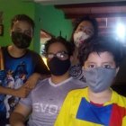 Jordy Cevallos junto a su familia.