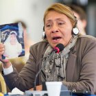 La madre de Paola Guzmán, Petita Albarracín, durante la audiencia de fondo donde se presentó el caso ante la Corte.