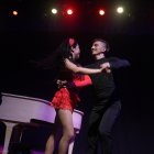 María Fernanda Chaco y Carlos Sánchez, bailarines del Teatro Centro de Arte.