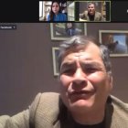 Entrevista. Tras conocerse el fallo del tribunal de casación, Rafael Correa deliró media hora en Tu Voz TV.