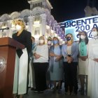 Cynthia Viteri, alcaldesa de Guayaquil, en el acto solemne.