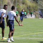 La selección ecuatoriana prepara cambios para medir a Uruguay.