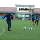 Los jugadores de la tricolor trabajan desde el viernes pasado luego de la derrota 1-0 ante Argentina.
