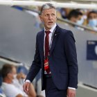 Jaroslav Silhavy durante el partido de Liga de Naciones que hace pocos dirigió. Hoy tiene coronavirus.

 FILES-FBL-EUR-NATIONS-ISR-CZE