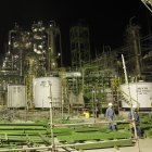 Instalaciones. Infraestructura de la estatal Petroecuador en la Refinería de Esmeraldas.