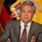 Moreno aseguró ante sus interlocutores que su Gobierno conjuró el caos al adoptar "decisiones duras pero necesarias".