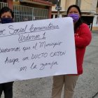 Los vecinos se reunieron esta mañana para solicitar ayuda.