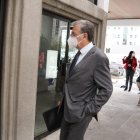 Procesados. Algunos de los procesados en el caso Singue llegaron a la Corte. En la foto Wilson Pástor.