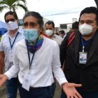 Yaku Pérez, candidato a la presidencia por el partido Pachakutik.