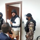 Jacobo Bucaram en la audiencia en el Complejo Judicial norte para la audiencia por delincuencia organizada . RenÃ© Fraga Quito 26 de septiembre del 2020 Agencia ( ag - expreso ag extra )