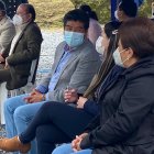 Actividad. Este jueves el alcalde Jorge Yunda asistió a la entrega de una cancha sintética en el sur de Quito.