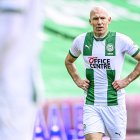 Arjen Robben jugó algunos minutos en el choque del Groningen contra por la liga holandesa.