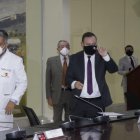 Anuncio. Los miembros del COE anunciaron las restricciones a la movilidad que iniciarán este viernes para 16 provincias.