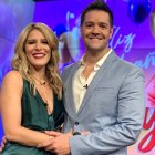 La pareja de presentadores son esposos. Cumplirán 14 años de matrimonio.