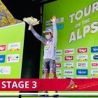 El ecuatoriano con el maillot blanco final que lo hace el campeón de los jóvenes.