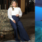 Karolina Pazmiño es instructora de buceo profesional.