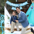 Carlos Luis Andrade y su hijo, Joaquín.