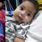 Amberly e Ian tenían un año y siete meses respectivamente.