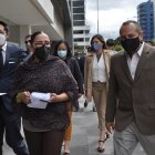 Zaida Rovira denunció que a su arribo al Consejo Judicial del Norte fue agredida verbalmente por un grupo de personas.